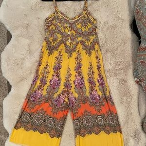 Anthropologie Cropped Wide Leg Jumper